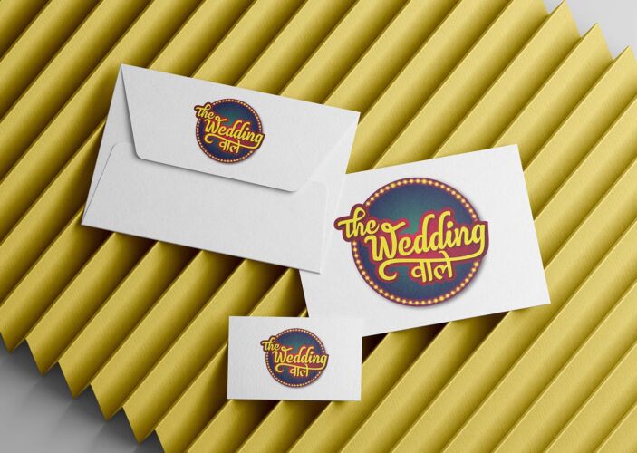 Invite with Business Card Weddingwale